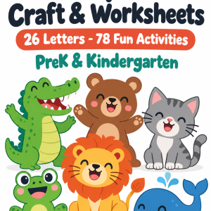 A-Z Alphabet Craft & Worksheets | Letter Crafts, Tracing, Phonics PreK-K